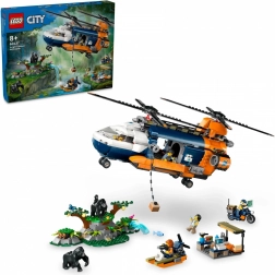 LEGO City helikopter istraživača džungle – baza
