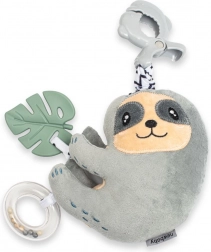 Edukativna glazbena plišana igračka s kopčom New Baby – ljenjivac