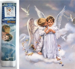 Dijamantno slikanje Anđelčići 30 × 40 cm
