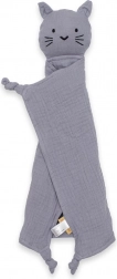 muslin uspavanko New Baby mačkica siva