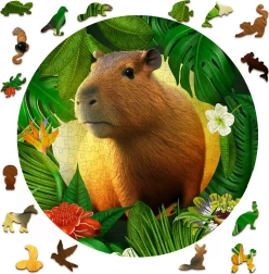 Drvene puzzle kapibara 250 dijelova WOODEN CITY