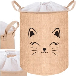 Tekstilna košara za igračke i rublje s poklopcem 35 l KRUZZEL