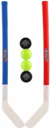 Dječja plastična hokejska palica s pakom i lopticom