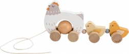 VIGA PolarB Drvena Kokoš s Pilićima na Vuci