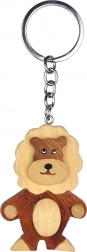 Drveni privjesak za ključeve Lav stojeći
