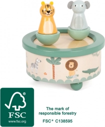 Drvena glazbena kutijica Safari small foot