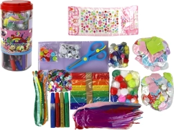 Kreativni umjetnički set u DIY staklenci