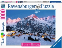 Ravensburger puzzle Mürren iz Bernskog Oberlanda 1000 dijelova