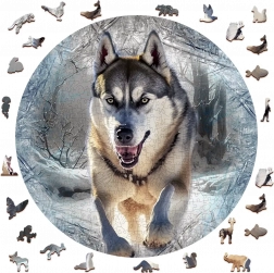 Drvene puzzle Trčeći Vuk 505 komada od Wooden City