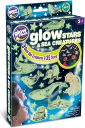 Naljepnice za zid Brainstorm Svjetleće zvijezde i morski organizmi