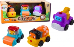 Set građevinskih vozila za mališane od mekane gume