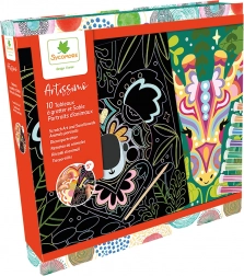 Kreativni set Artissimo XXL - Grebanje i Pjeskarenje Životinjski Portreti