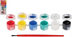 Akrilne boje s kistom za keramiku, staklo i kamenje