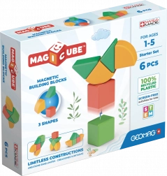 Geomag Magicube Shapes – magnetska slagalica za najmlađe, 6 dijelova