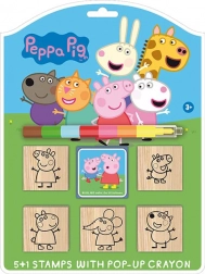 Peppa Pig set pečata sa voštanom bojicom