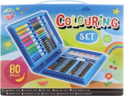 kutija s priborom za crtanje i slikanje 80 kom