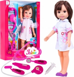 Velika lutka medicinska sestra s liječničkim dodacima za djecu 3+