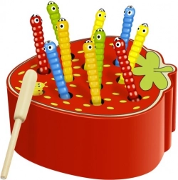 Drvena igra Trščka – hvatanje crvića na magnet