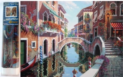 NORIMPEX Dijamantno slikanje Venecijanski most 30x40 cm
