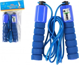 Plavo uže za preskakanje s brojačem 280 cm