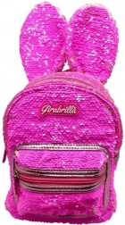 Šljokičasti ruksak GIRABRILLA zečić ljubičasti