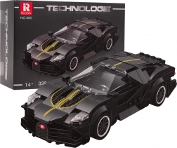 konstruktorski set auto supersport crni 339 dijelova