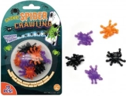 Ljepljivi silikonski pauci 3 cm – set 12 kom