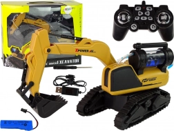 Veliki RC gusjeničar bager žuti