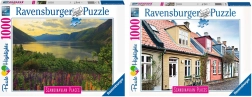 Set od dva puzzle 2 × 1000 dijelova RAVENSBURGER