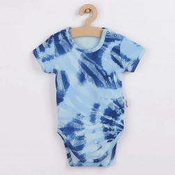 Dječje pamučno bodi s kratkim rukavima Nicol Tomi plavo