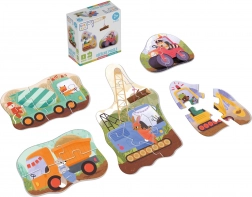 veeeelike puzzle građevinski strojevi