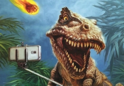 Puzzle Dino Selfie 100 dijelova