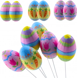 Uskršni ukrasi jaja na žici 6 kom