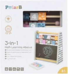 Drveno brojalo 3 u 1 s pločom i brojevima