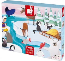 JANOD taktilne puzzle život na ledu, 20 dijelova