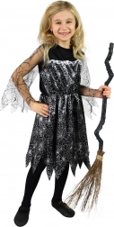 Dječji kostim vještice s paukovom mrežom