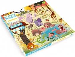 Obiteljske puzzle Savana 500 dijelova