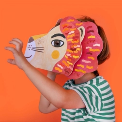 Londji maska sa naljepnicama Be Wild! Lion