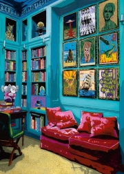 Slagalica Soba s crvenom sofom 1000 dijelova