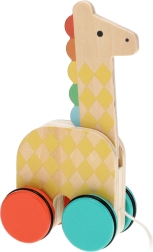 Drvena igračka žirafa na povlačenje