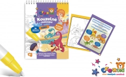 Čarobno bojanje vodom – blok, 4 lista – Dinosauri