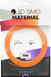 Filament ABS II pro 3D olovke i 3D tisak – set 15 m (narančasta, crna, bijela)