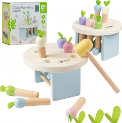 Drvena igra Zakucaj mrkvu s čekićem