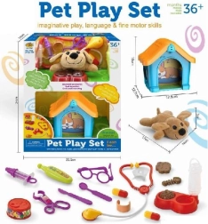 Plišani psić s kućicom i dodacima