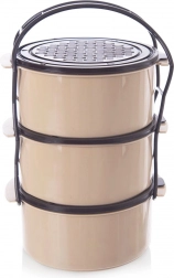 Plastična trokatna posuda za nošenje hrane 3 × 1,5 l