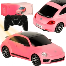 Rastar RC auto VOLKSWAGEN Beetle UV 1:24 ružičasto