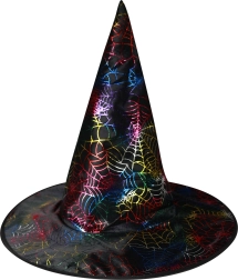 čarobnjački šešir s paučastim uzorkom za odrasle