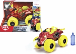 Dickie Toys Fire Monster – dječji monster truck sa svjetlima, zvukovima i parom 25 cm
