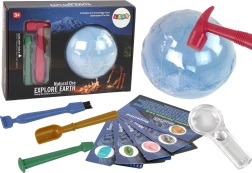 arheološki set iskopavanja s mineralima i edukativnim karticama