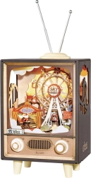 3D drvene puzzle Karneval pri zalasku sunca